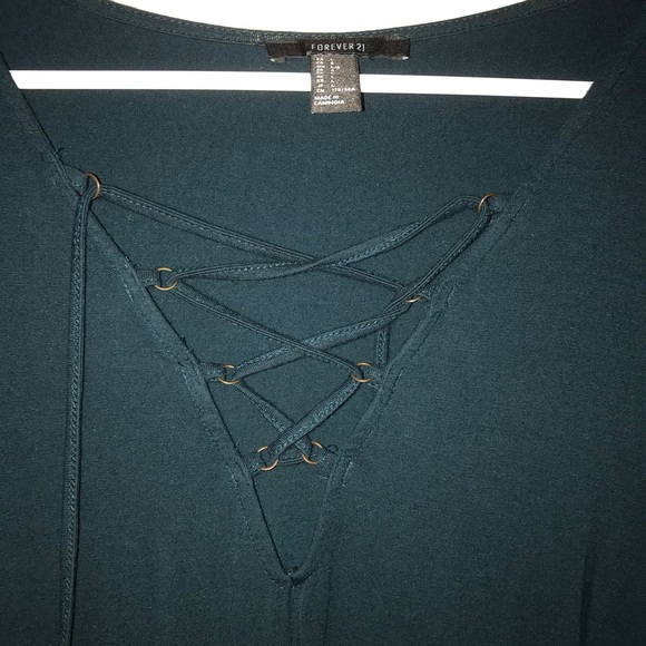 FOREVER 21 NWOT tie up dress - Picture 3 of 6